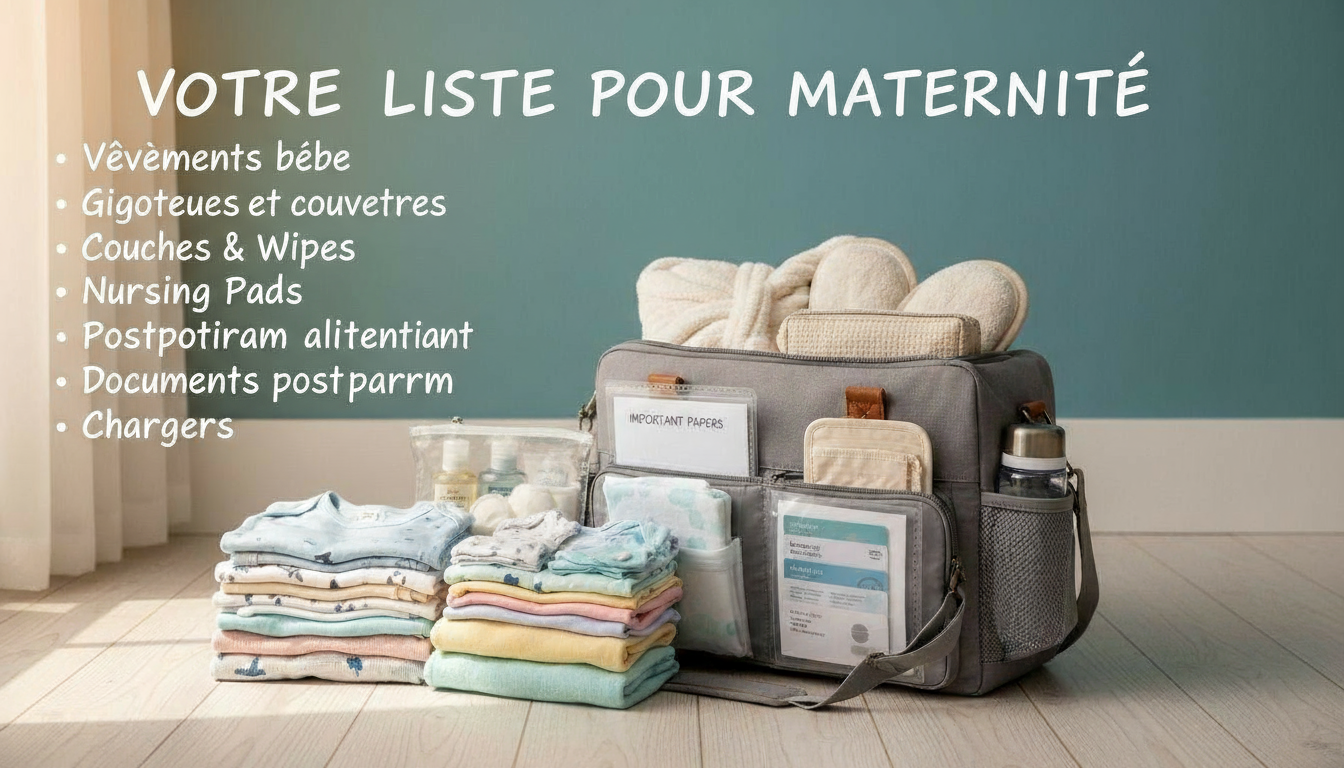 Liste Affaires Maternité : Checklist Complète pour Maman et Bébé
